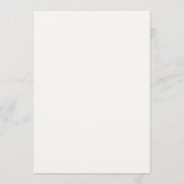 Off-White | Elegant Blue Beige Hydrangea Wedding Menükarte (Rückseite)