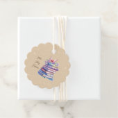 Off White Faibook Party Vielen Dank Geschenkanhänger (Beispiel)