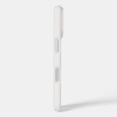 Off White Grau Initialen Monogramm Einfach Minimal Case-Mate iPhone Hülle (Rückseite / Rechts)