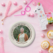 Off-White Missed Loved Remembered Photo Memorial Pappteller (Party)