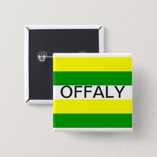 Offalische Seidenbandflagge Button (Vorne & Hinten)