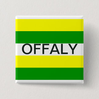 Offalische Seidenbandflagge Button