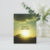 Offen behalten postkarte (Stehend Vorderseite)