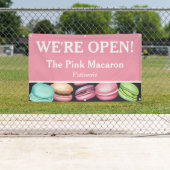 Offen für Unternehmen | Macaron French Patisserie Banner (Insitu)