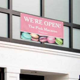 Offen für Unternehmen | Macaron French Patisserie  Banner