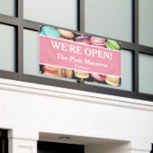 Offen für Unternehmen | Macaron French Patisserie Banner (Äußeres Gebäude)