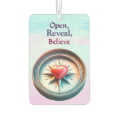 Offen, offen zeigen, glauben autolufterfrischer (Rückseite)