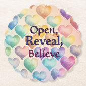 Offen, offen zeigen, glauben untersetzer (Vorderseite)