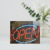 Offen Postkarte (Stehend Vorderseite)