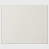 Offen weiß, cremig Minimalistisch Geschenkpapier (Flach)