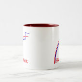 offen zweifarbige tasse (Mittel)