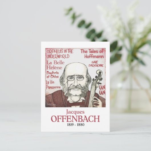 Offenbach Postkarte (Stehend Vorderseite)