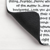 Offenbar… hören Sie jetzt… grundlegend… über Tim… Mousepad (Ecke)