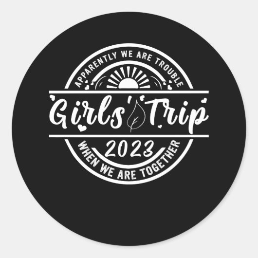 Offenbar sind wir schwer, wenn wir zusammen sind G Runder Aufkleber (Vorderseite)