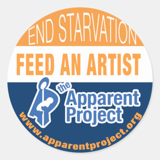 Offenbare Projektkleber Runder Aufkleber (Vorderseite)