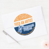 Offenbare Projektkleber Runder Aufkleber (Umschlag)