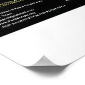 Offenbarung 12 - Eclipse Muster Poster (Ecke)