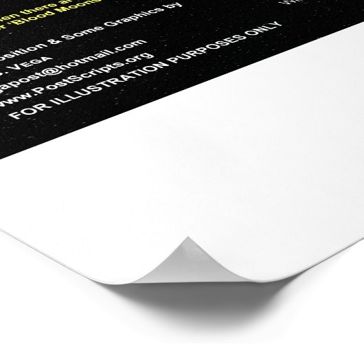 Offenbarung 12 - Eclipse Muster Poster (Ecke)