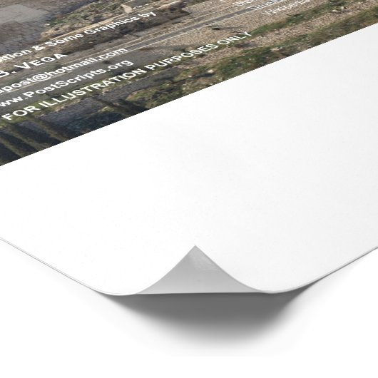 Offenbarung 12 Zeichen - Komet 67p 3 Poster (Ecke)