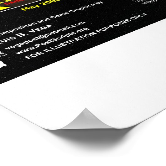 Offenbarung 12 Zeichen zusammengesetzt Poster (Ecke)