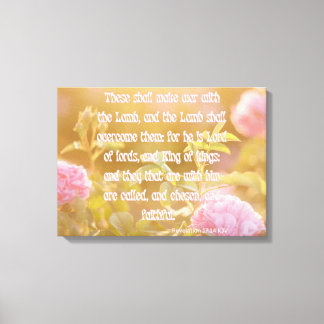 Offenbarung 17:14 Bibel Verse KJV Bild Wand Kunst