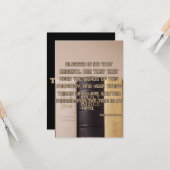 Offenbarung 1:3 KJV Bibelschrift Pic Begrüßung Karte (Vorderseite/Rückseite Beispiel)