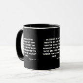 Offenbarung 1:3 KJV Bibelschrift Zwei-Tonen Tasse (Vorderseite Links)