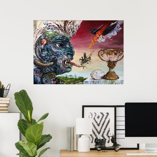 Offenbarung 20 poster (Heimbüro)