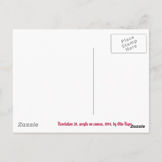 Offenbarung 20 postkarte (Rückseite)