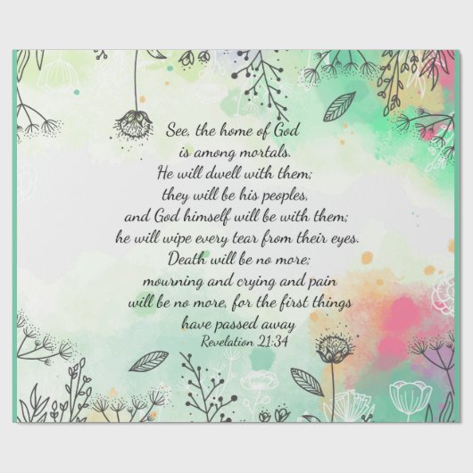 Offenbarung 21:34 geschenkpapier (Flach)