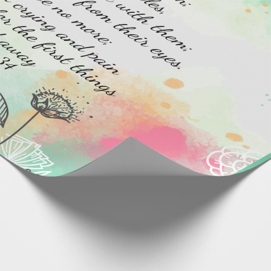 Offenbarung 21:34 geschenkpapier (Ecke)