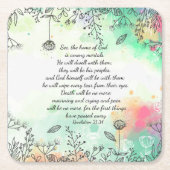 Offenbarung 21:34 rechteckiger pappuntersetzer (Vorderseite)