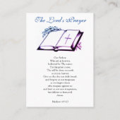 Offenbarung 21:4 - Gebetskarte (Flat) Visitenkarte (Rückseite)