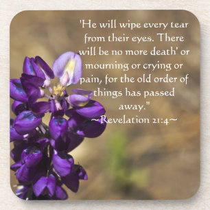 Offenbarung 21:4 getränkeuntersetzer