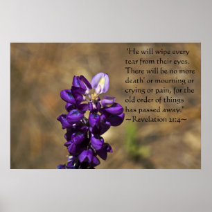 Offenbarung 21:4 poster