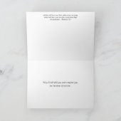 Offenbarung 21:4 Sympathiekarte Karte (Innenseite)