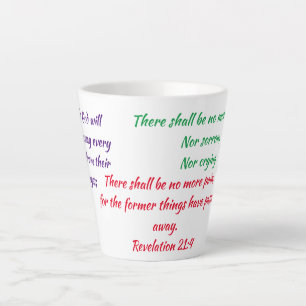Offenbarung 21:4 Tasse