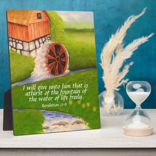 Offenbarung 21:6 fotoplatte (Seite)