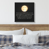 Offenbarung 21 Mond und Nacht nicht mehr Leinwanddruck (Insitu (Schlafzimmer))