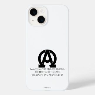 Offenbarung 22:13: Alpha und Omega Case-Mate iPhone 14 Hülle