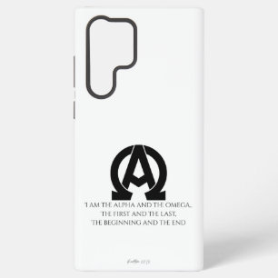 Offenbarung 22:13: Ich bin das Alpha und das Omega Samsung Galaxy Hülle