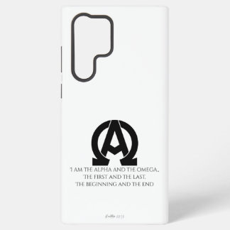 Offenbarung 22:13: Ich bin die Alpha und die Omega Samsung Galaxy Hülle