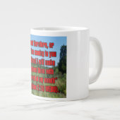 Offenbarung 2:16 WEBU-Tasse Jumbo-Tasse (Vorderseite Rechts)
