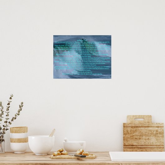 Offenbarung 2:18-29 poster (Küche)