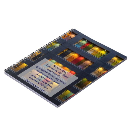 Offenbarung 3:20 Die Tür Notizblock (Linke Seite)