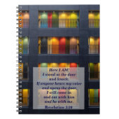 Offenbarung 3:20 Die Tür Notizblock (Vorderseite)