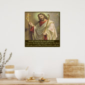 Offenbarung 3:20 Poster (Küche)