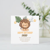 Offenbarung 5,5 Löwe von Juda Christliche Grüße Karte (Stehend Vorderseite)