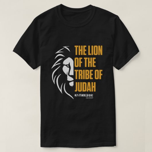 Offenbarung 5:5 - Löwe von Juda T-Shirt (Design vorne)