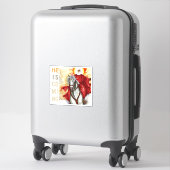 Offenbarung Die zweite kommende Armageddon-Apokaly Aufkleber (Koffer)